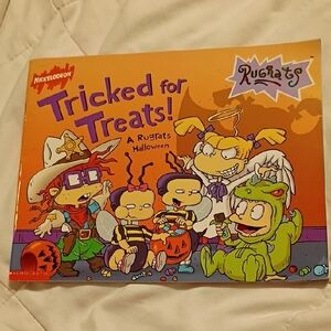 Nickelodeon Rugrats Halloween Adventure Book - Orange and Green
